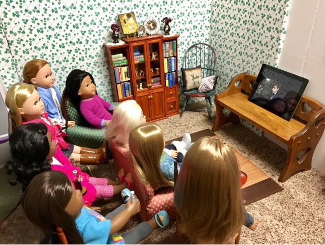 PennilessCaucasianRubbish American Doll Adventures: Movie Night at the Doll  House!